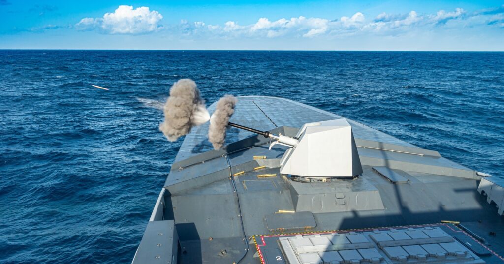 tir artillerie drones marine nationale